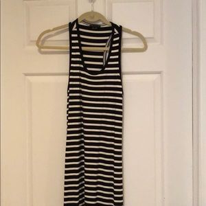 Theory striped maxi dress